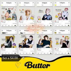 Set Photocards Butter