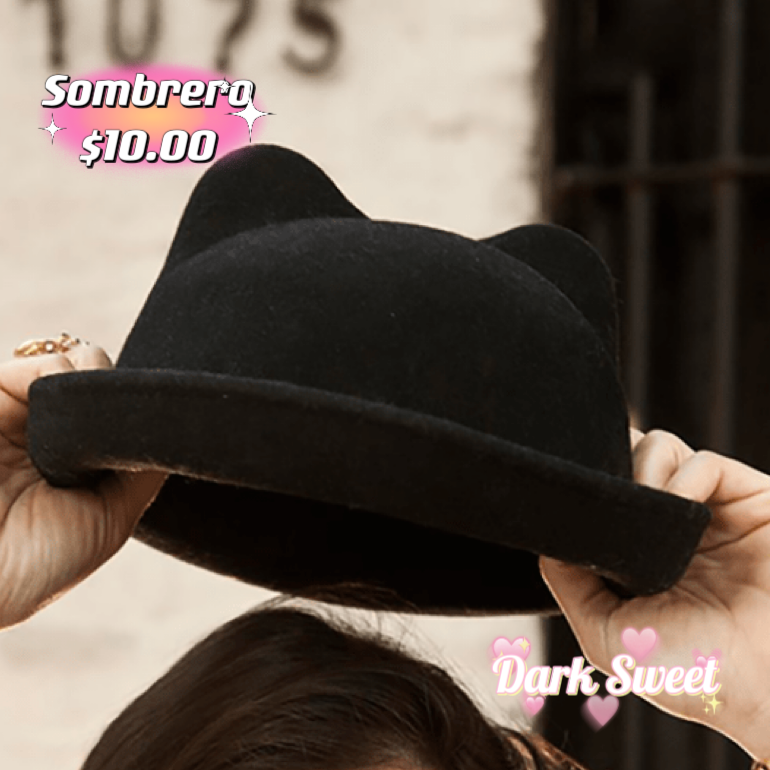 Sombrero con orejas – DarkSweet