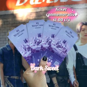 Ticket conmemorativo BTS