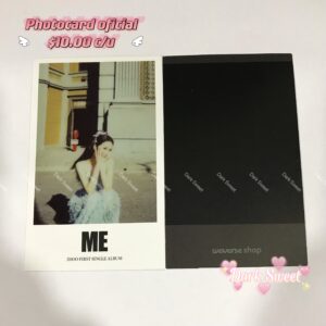 Photocard Oficial Jisoo (Me)
